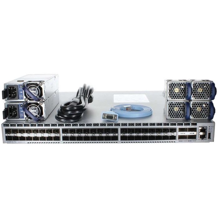 Arista DCS-7050SX-64-R 48P 10GbE SFP+ 4P 40GbE QSFP+ RA Switch