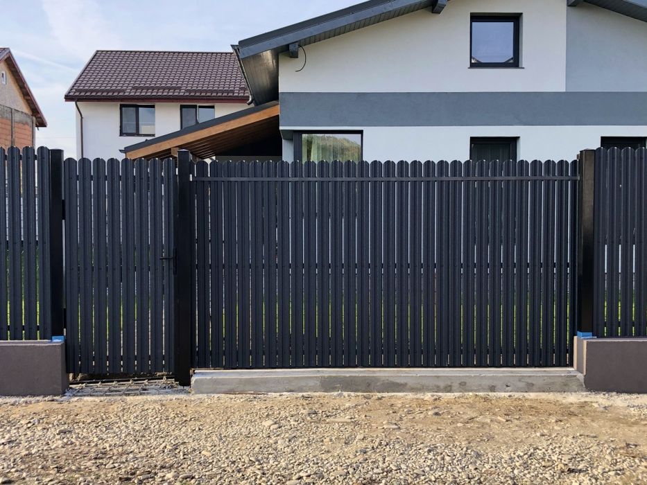 Garduri din panou stil jaluzele, din sipca metalica, tabla, plasa, BCA