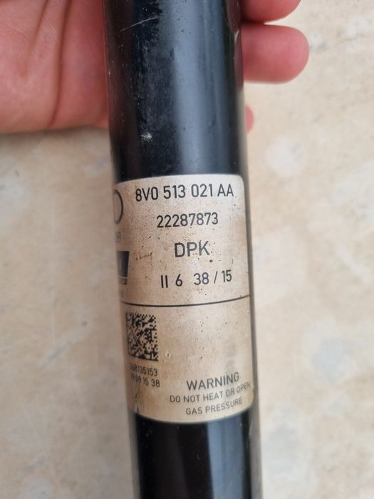 Заден амортисьор за Ауди S3/A3 2015г+ 8V0 513 021 AA