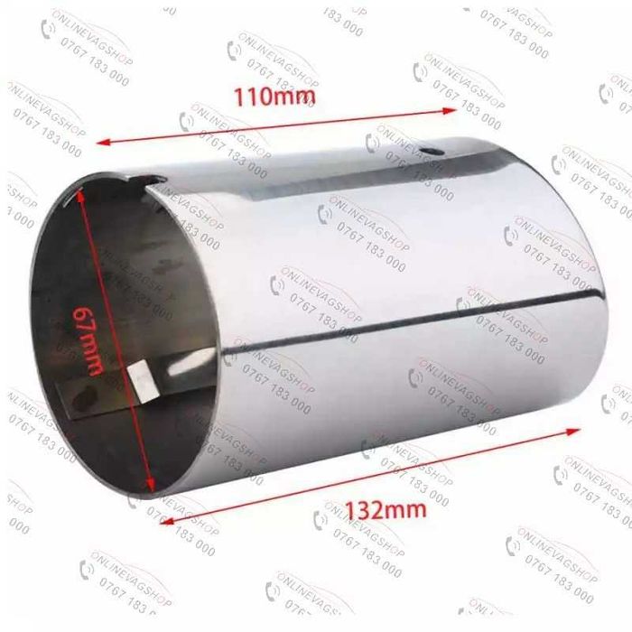 Ornamente crom, tipsuri evacuare (toba) VW Golf, Passat ,Audi , Skoda