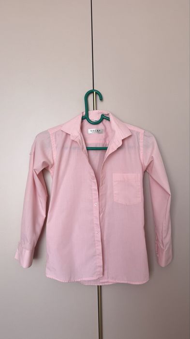 Розовая рубашка для мальчика