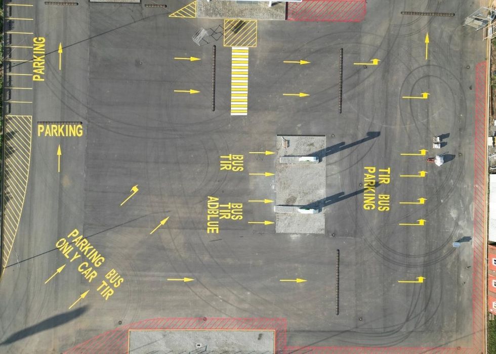 Услуги  дорожной разметки