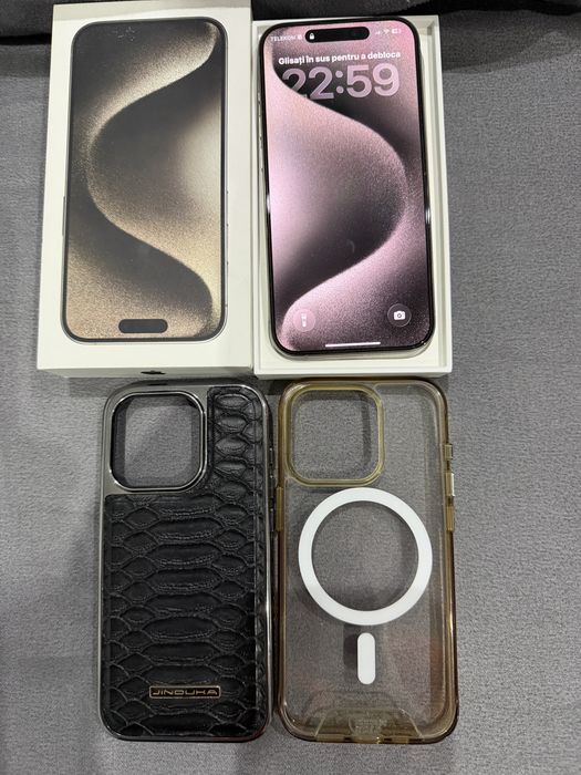 Iphone 15 pro Natural Titanium 256gb