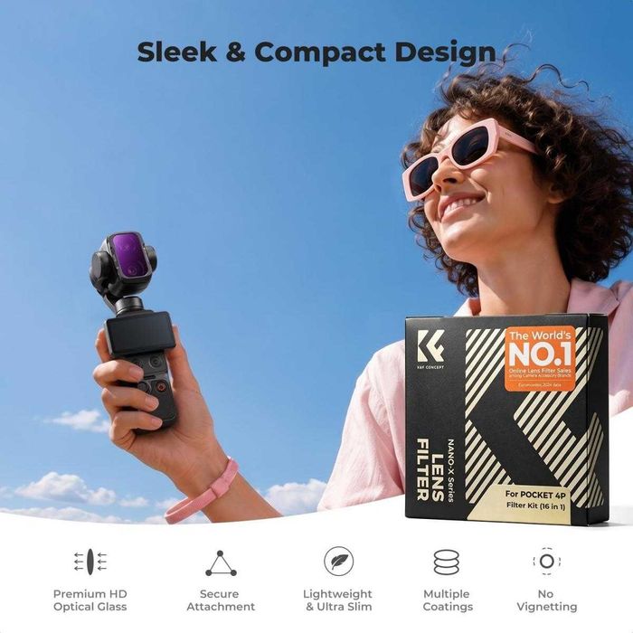 K&F Concept филтри за DJI Osmo Pocket 4P