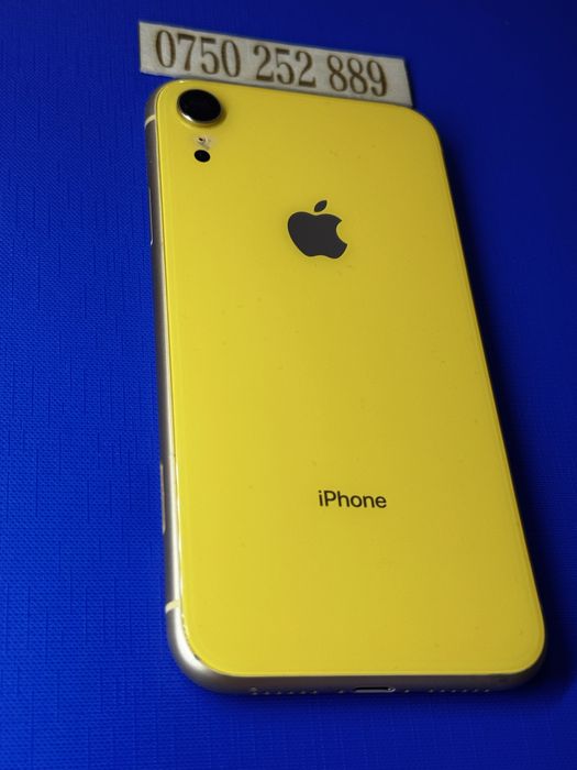  Carcasă + Baterie Originală iPHONE XR  GALBEN