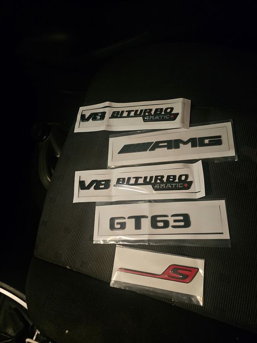 Емблема V8 Biturbo 4matic+ AMG GT63 AMG CLS63AMG X290 W218 W222