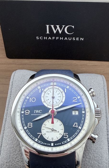 Vand ceas Iwc yacht club iw390507 automatic 43,5mm blue dial inhouse