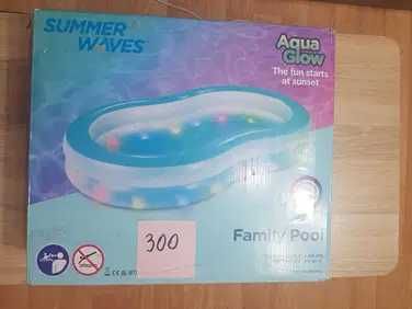 Piscină gonflabila cu lumini led