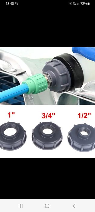 Reductie,robinet ibc,cuplă Bazin 1000Litri