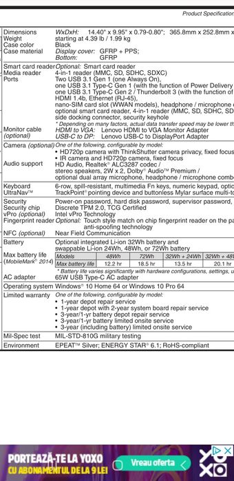 Lenovo ThingPad. P52S