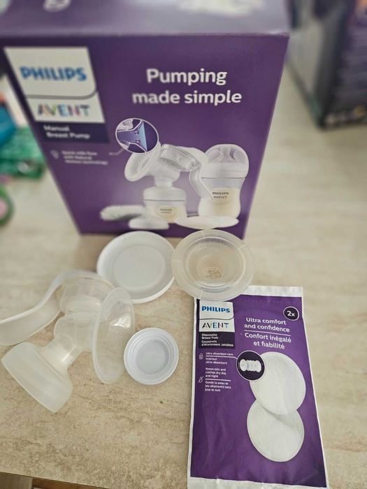 Продавам помпа за кърма за естествено хранене Philips Avent, Ръчна