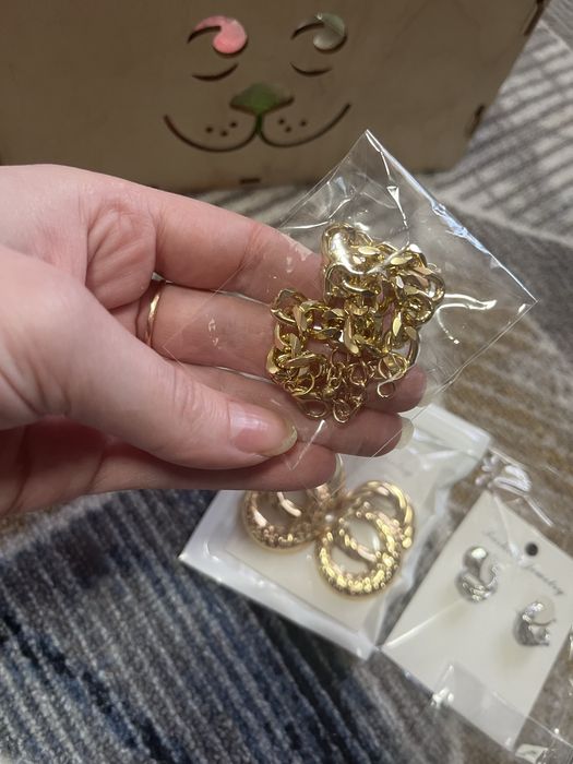 Продам новые серьги/браслет