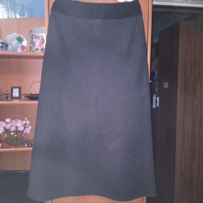 Юбка теплая драповая