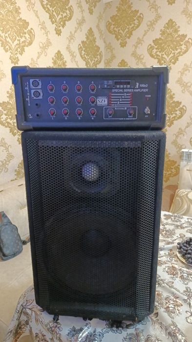 Продам  колонки и усилитель