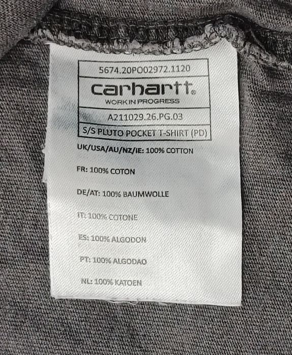 Carhartt Pluto Pocket Shirt оригинална тениска XL памучна фланелка
