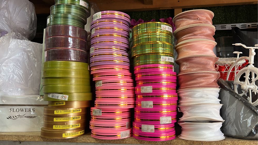 Ленты для букетов и венков