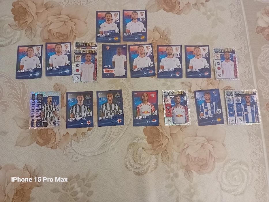 Оригинални стикери от Шампионска лига 2024!