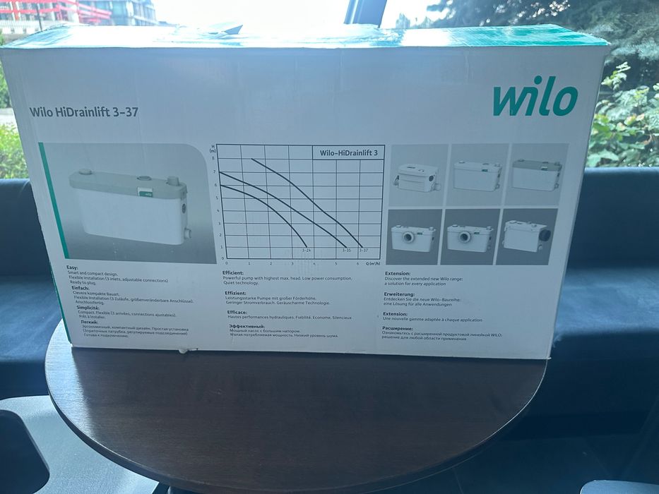 Препомпателна система Wilo HiDrainlift 3-37 — Чисто нова