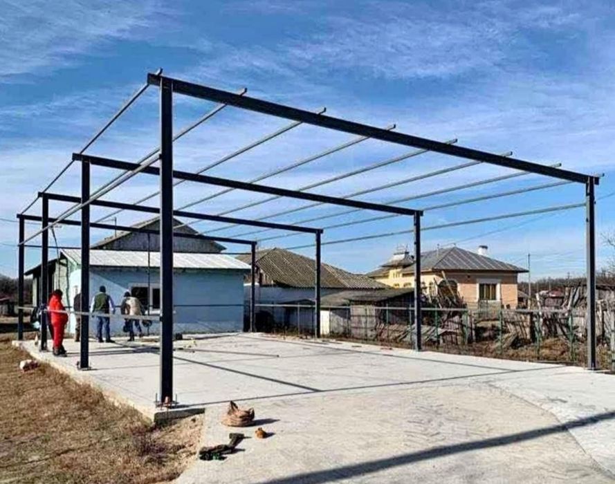 Vând sau schimb structură metalică