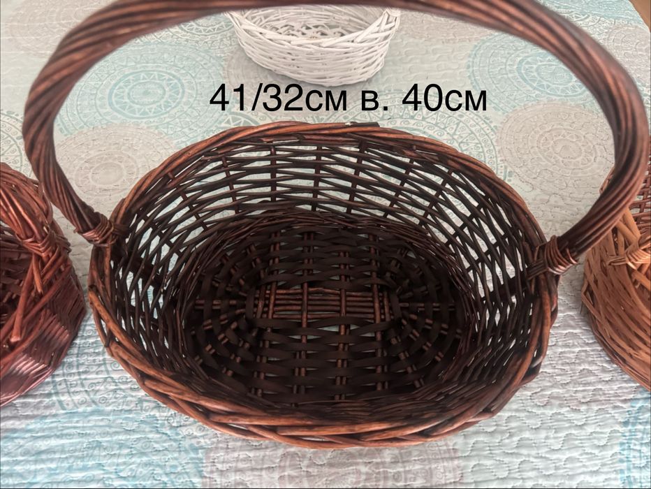 Плетени кошници и панери  7-12€