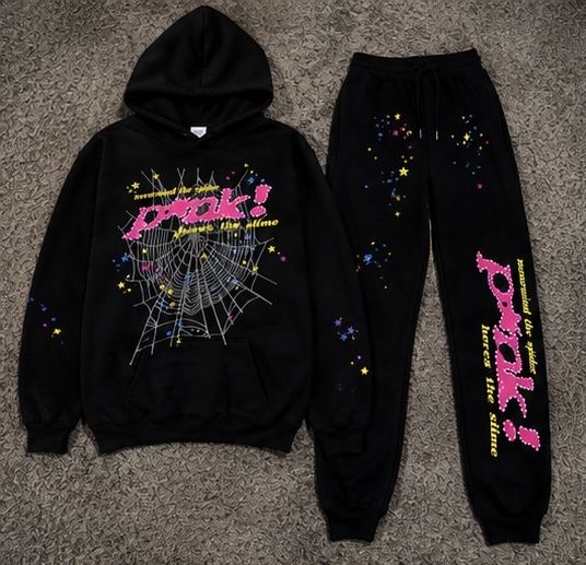 Hoodie + Pantaloni SP5DER P*NK