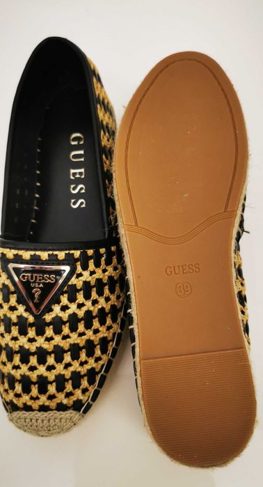 Vând mocasini dama Ralph Lauren si espadrile Guess, nr39, noi