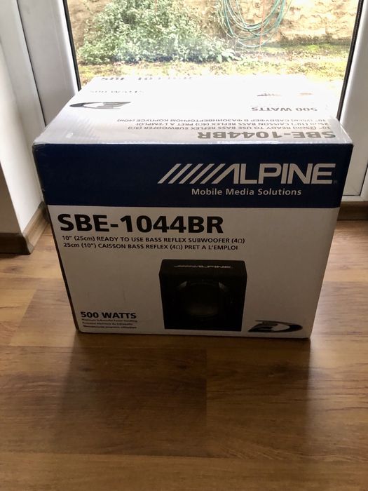Alpine SBE-1044BR нова бас каса