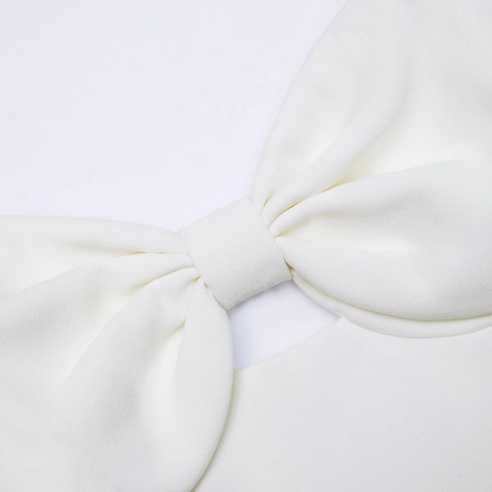 Self-Portrait Бяла рокля с панделка | Bridal collection