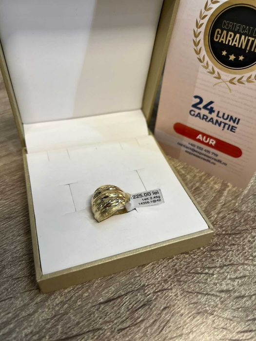 Inel Aur 14K 2.45gr (AG42 B.14356) GARANTIE 24 LUNI