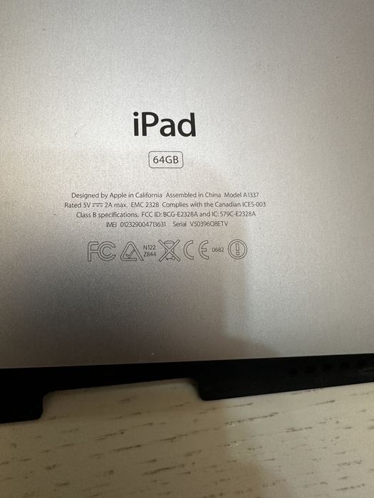 Продам Айпад Ipad 2 64Gb + Wi-fi