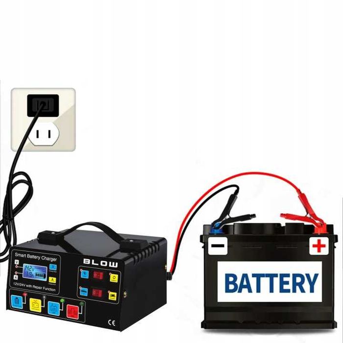 Умно Зарядно за акумулатор 12V/24V Start-Stop и Десулфатизация