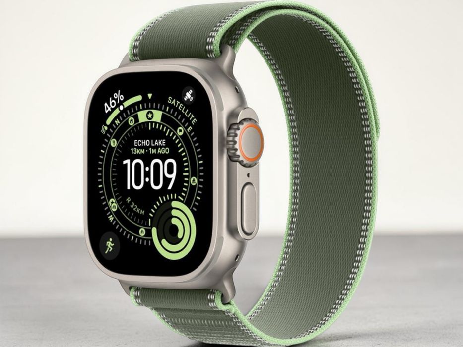 Apple Watch Ultra 3 5G 2025 49mm Black / Natural Titanium Case НЕРАЗПЕЧАТАН! Гаранция!