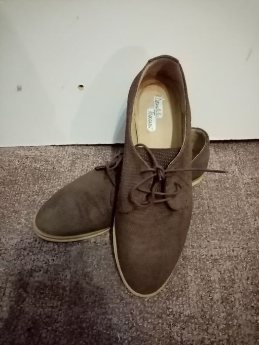 Pantofi dama piele naturala intoarsa