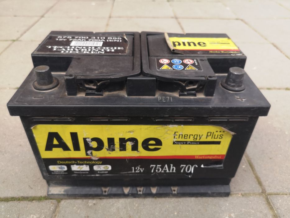 Акумулатор  Alpine 75ah