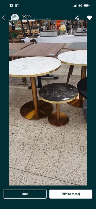 Mese rotunde/ Mese cafenea