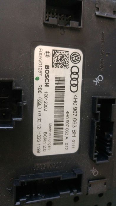 Modul calculator confort audi a6 c7 4g 4h0907063bh 4h0907063a