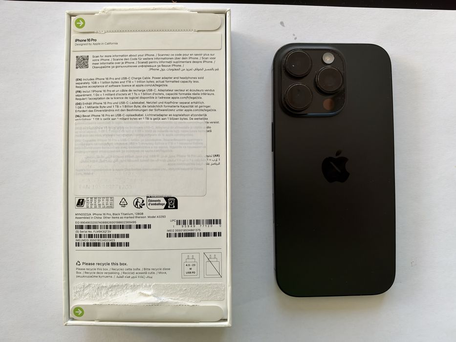 i phone 16 pro , stare foarte buna , arata impecabil