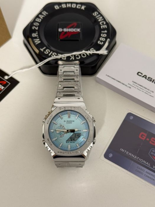 Ceas Casio G-Shock GM-2110D-2AER Tiffany Blue