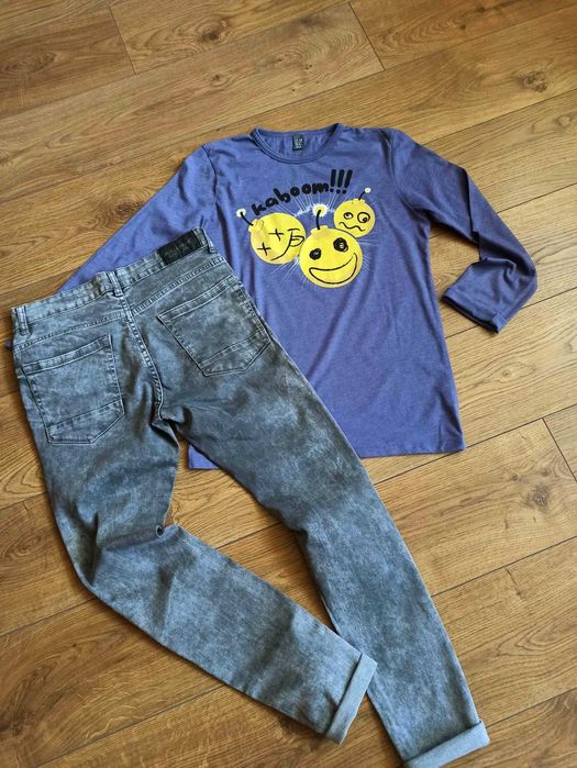 ZARA, PULL & BEAR детски дънки и блузки