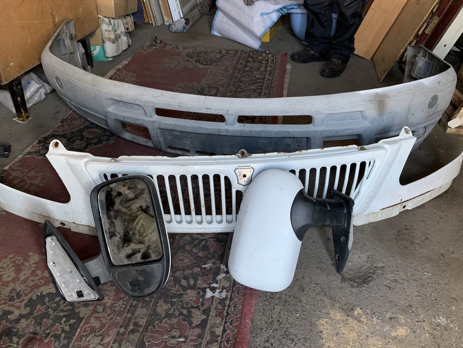 Бампер, решотка, зеркала