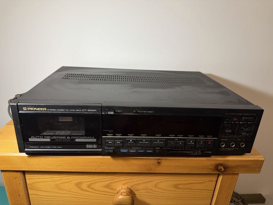 Deck casetofon Pioneer CT-S88R Auto Reverse DBX Made in Japan '84