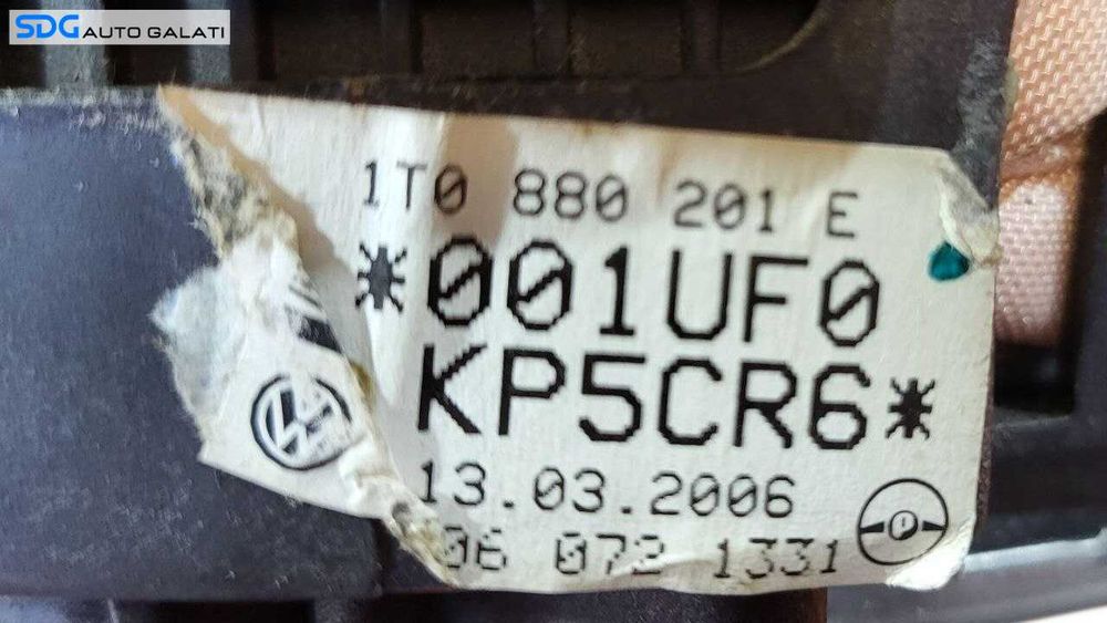 Airbag Volan 4 Spite Volkswagen Touran 2003 - 2010 Cod 1T0880201E [L8273]