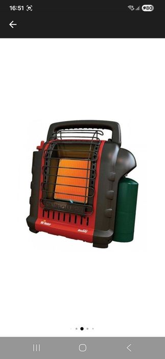 Incalzitor pe gaz portabil Buddy Mr Heater, 2.65kw, Negru/Rosu