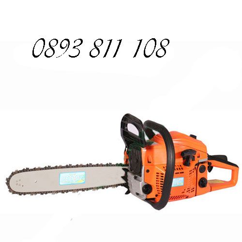 55 кубика мощна НОВА бензинова моторна резачка за дърва бензинопил