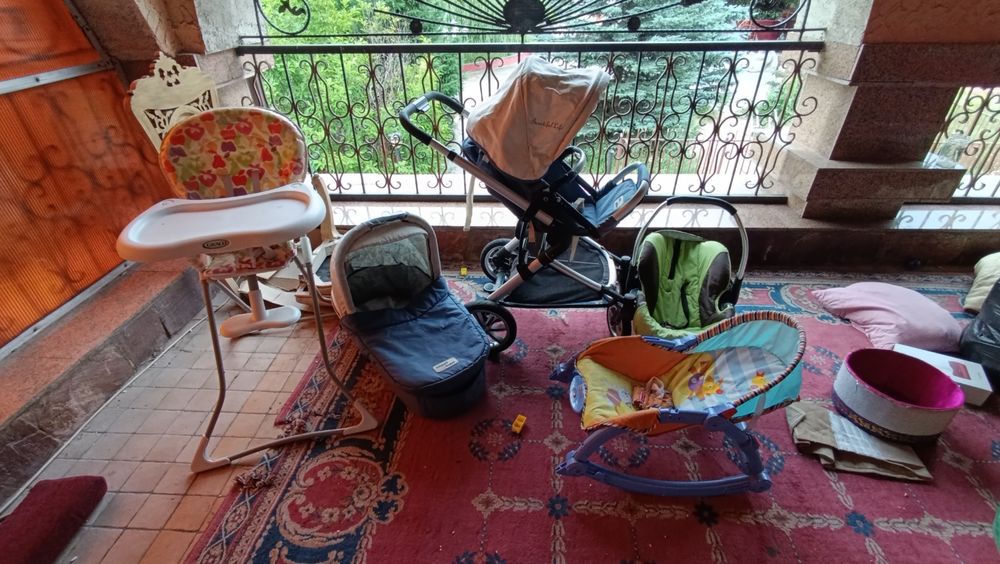 Продам коляску 2в1, прогулочная, люлька