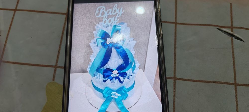 Торт из памперсов.