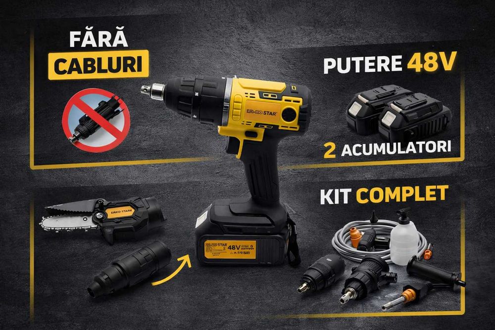 Set scule electrice Erko Star 7 in 1 complet