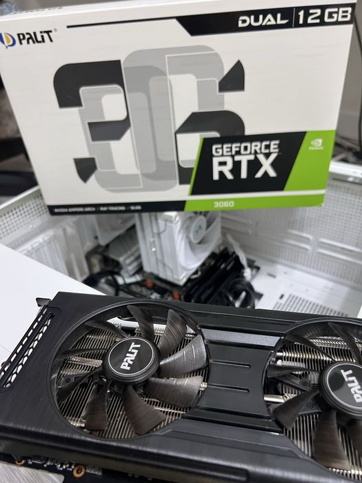 Продам видеокарту  Palit GeForce RTX 3060 Dual 12 GB