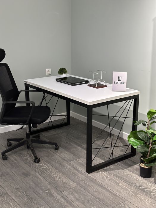 Офисный стол лофт, парта, компьютерный стол, рабочее место