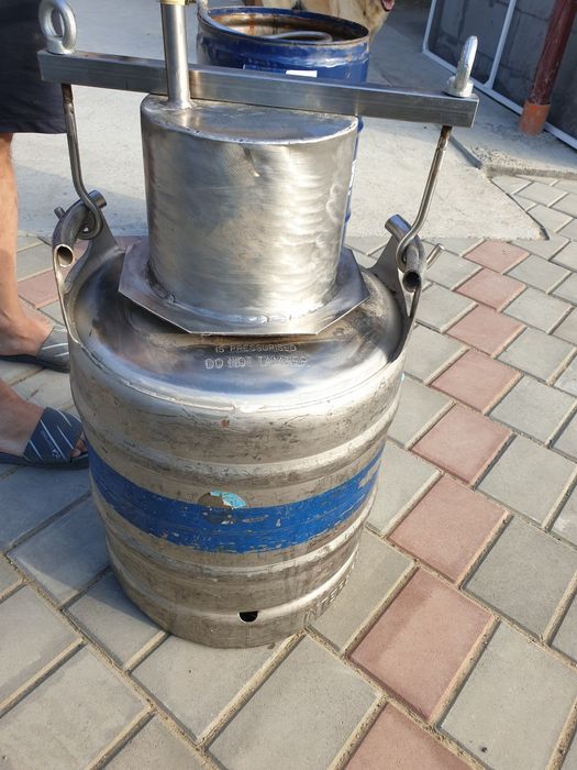 Cazan de tuica si răcitor. NEFOLOSIT